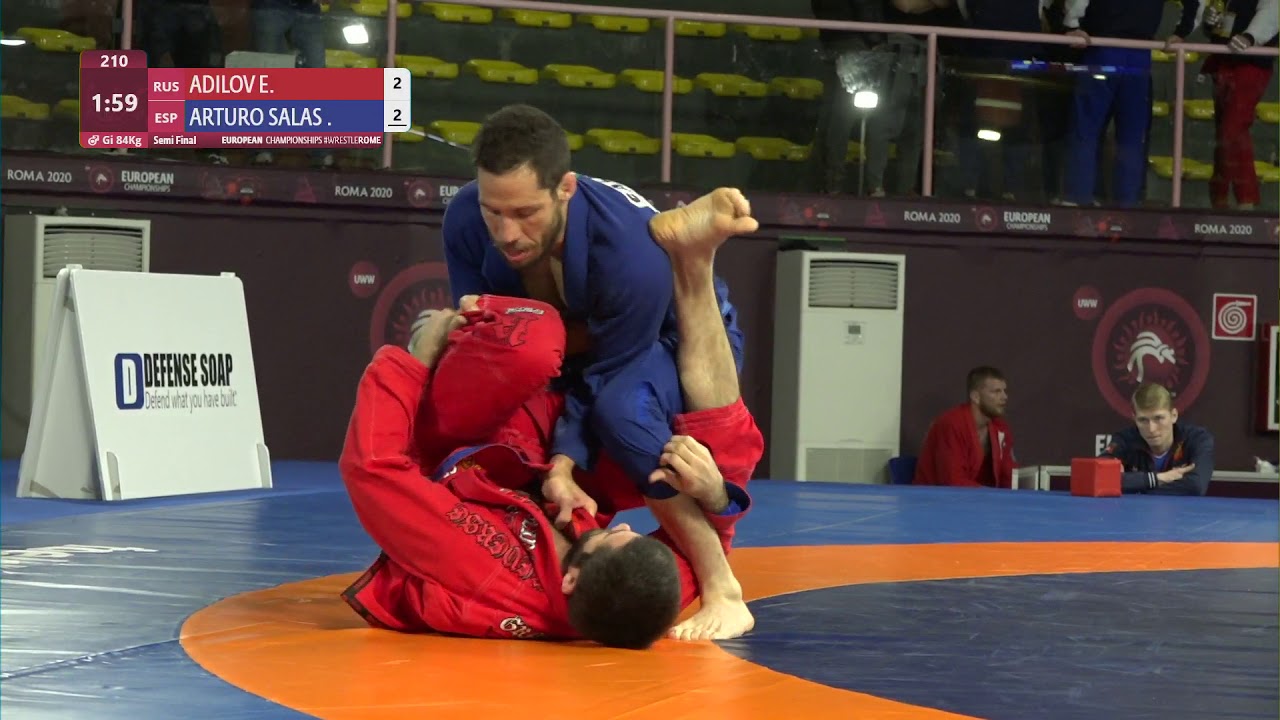 1/2 Men's GP Gi - 84 kg: E. ADILOV (RUS) v. . ARTURO SALAS (ESP)