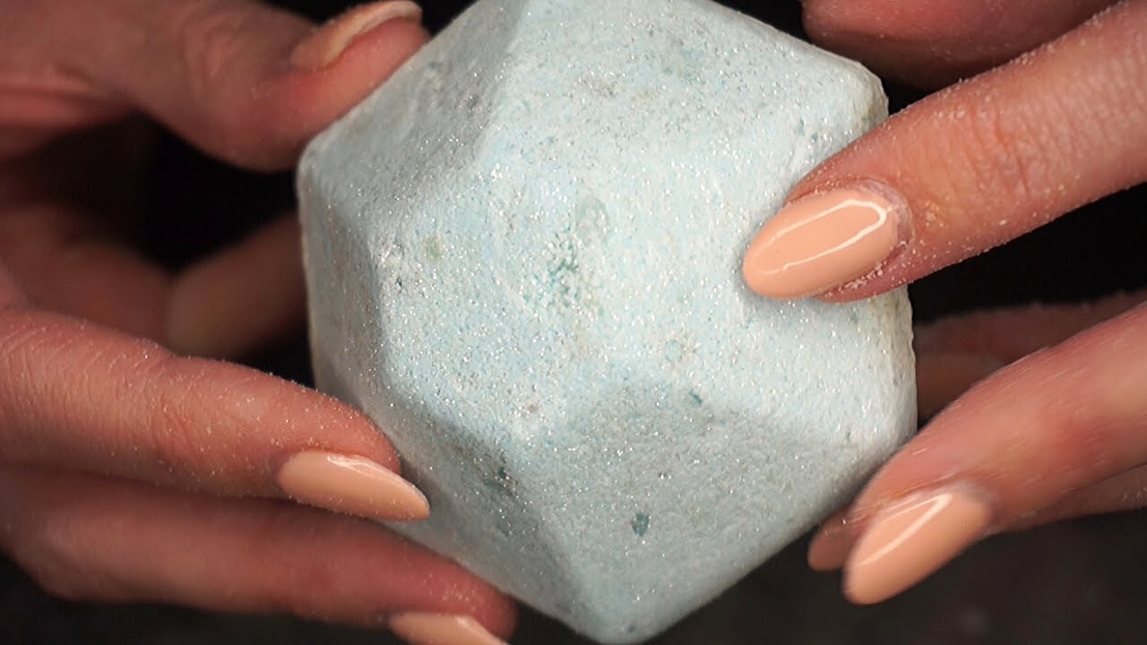 ASMR Aggressive Bath Bomb Scratching (No Talking)