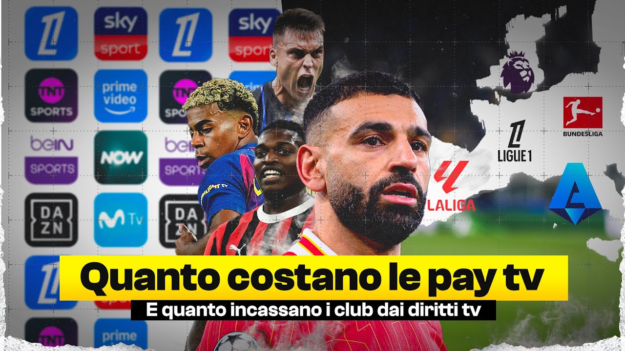 Il costo del calcio in tv | Quanto spendono i tifosi e quanto incassano i club