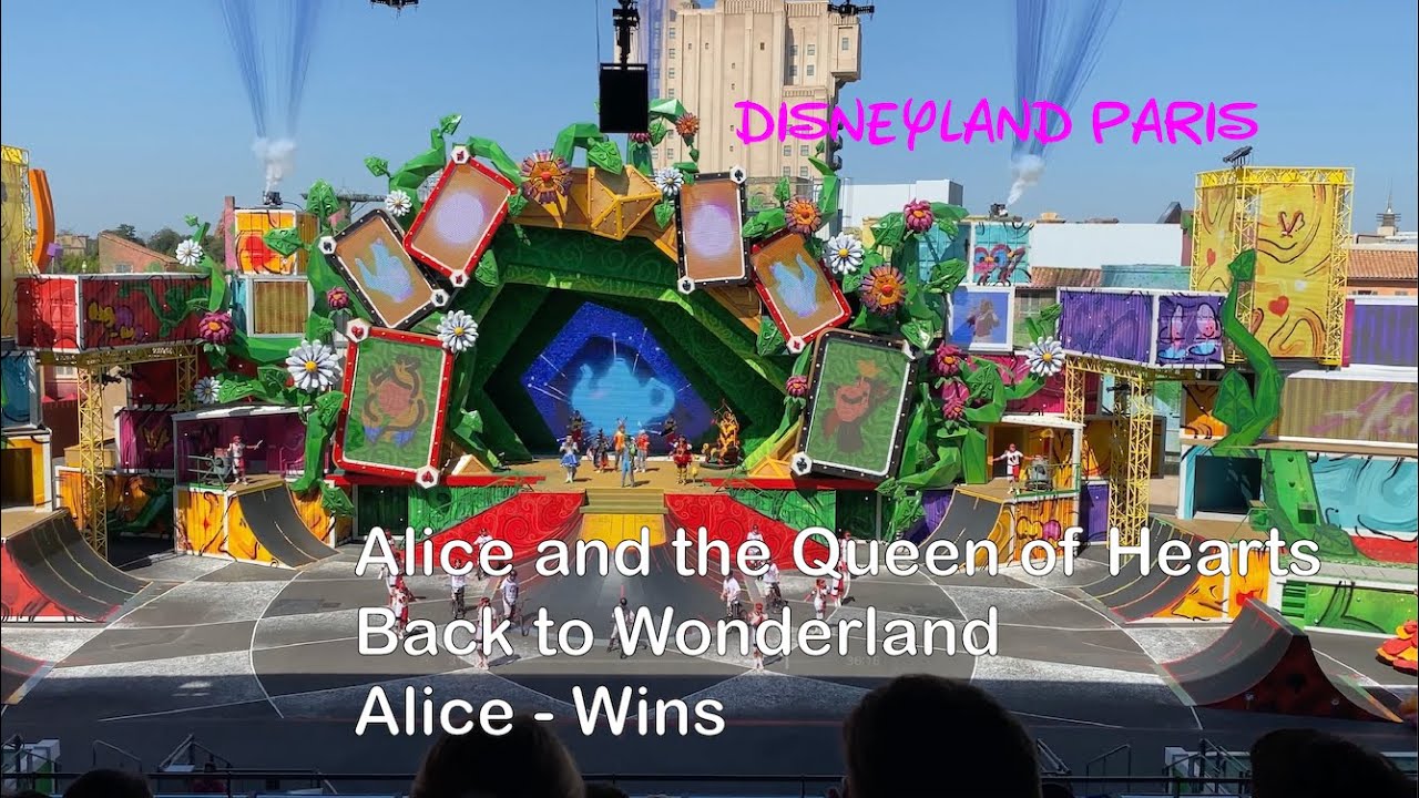 Disneyland Paris - Alice and the Queen of Hearts - Alice Wins