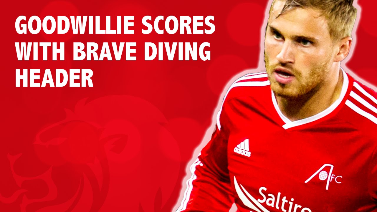 Goodwillie scores with brave diving header