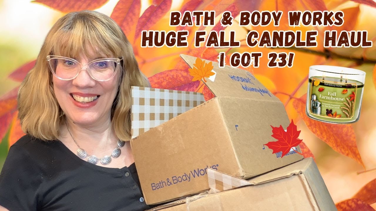 Bath & Body Works Huge Fall Candle Haul - I Got 23!