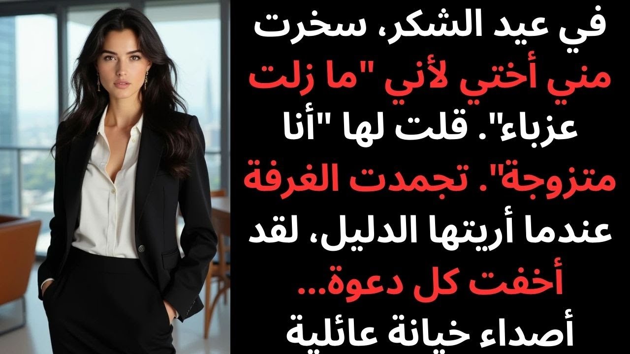 في عيد الشكر، سخرت أختي مني لأني ما زلت عازبًا… لكن ردي صدم الجميع