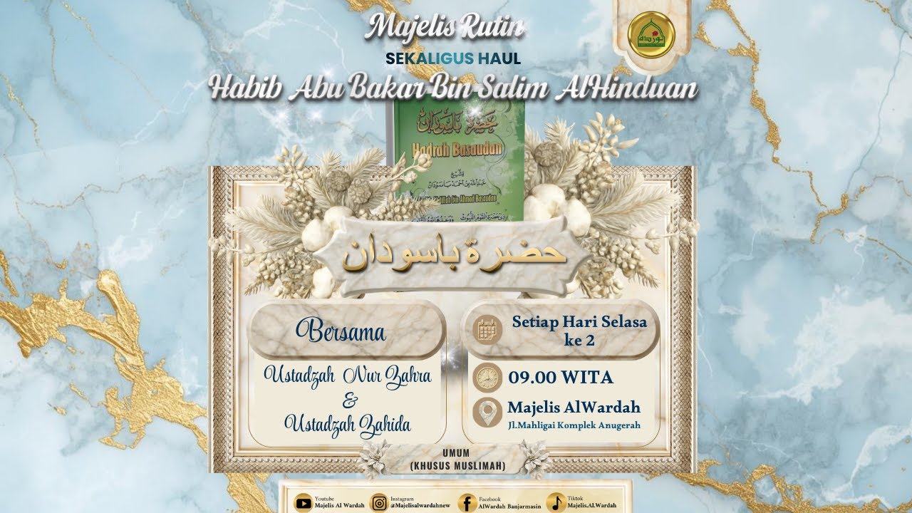 🔴LIVE MAJELIS RUTIN DAN HAUL HABIB ABU BAKAR BIN SALIM ALHINDUAN MT.ALWARDAH SELASA 10 FEBRUARI 2026