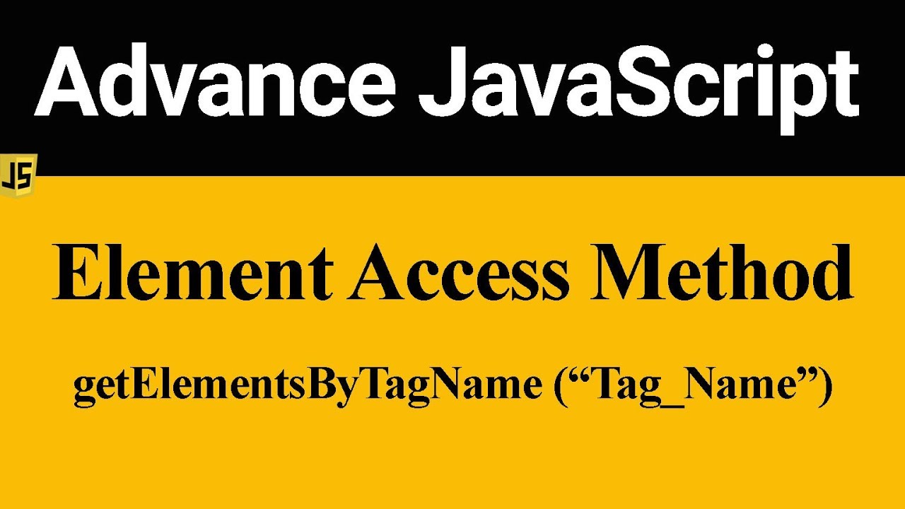 getElementsByTagName Method in JavaScript (Hindi)