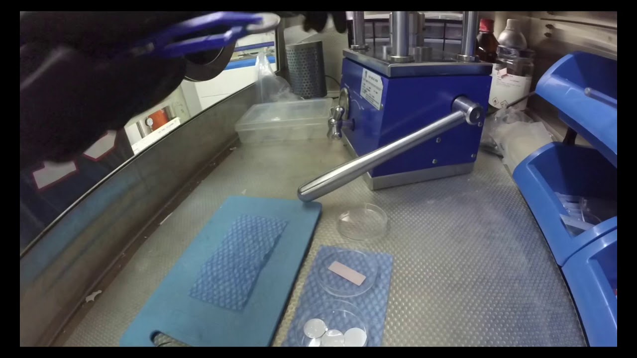 Lithium ion battery Coin Cell Fabrication