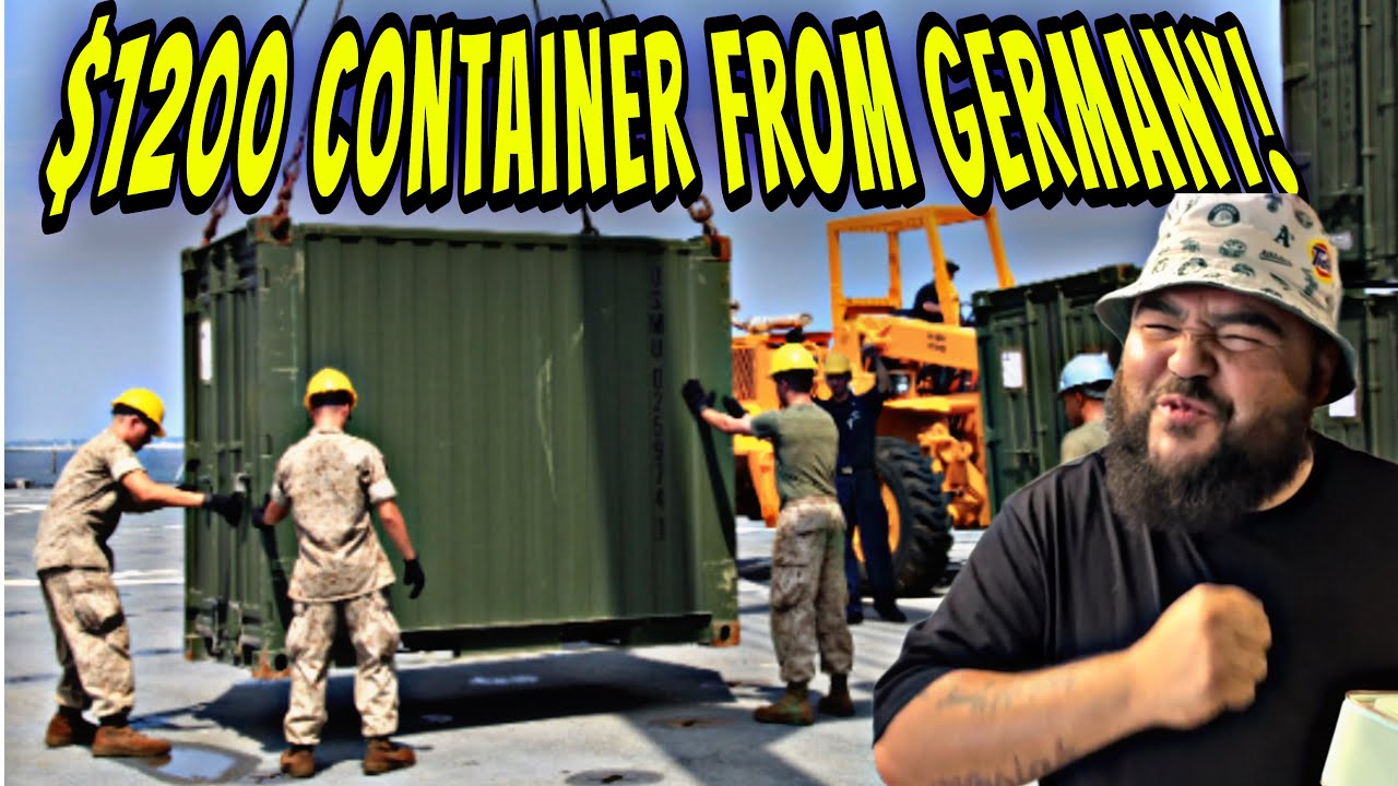 I Bought Military Containers From GERMANY! Amazing What We found