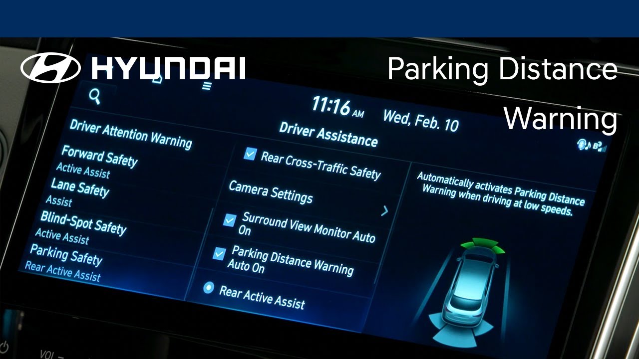 Forward/Reverse Parking Distance Warning | Hyundai