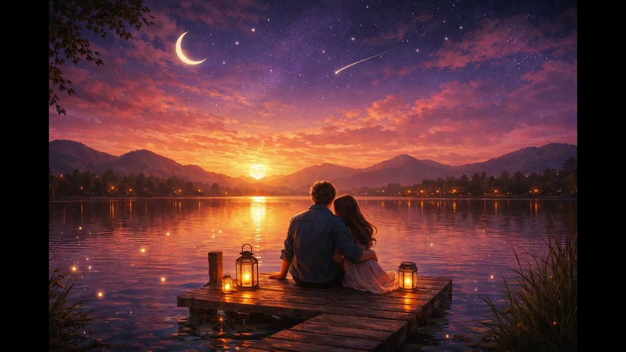 Still Lake at Sunset | Mild Sleep Music – 10 Hours