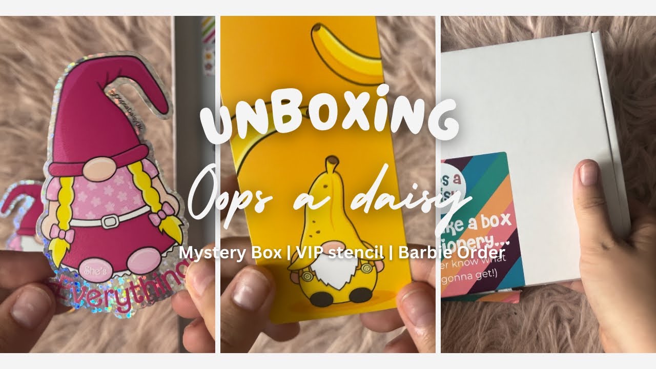 Oops a daisy unboxing | Uk Stationery Shop