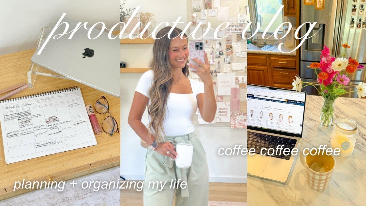 *productive* day in the life as a new business owner in the midwest 💫☕️
