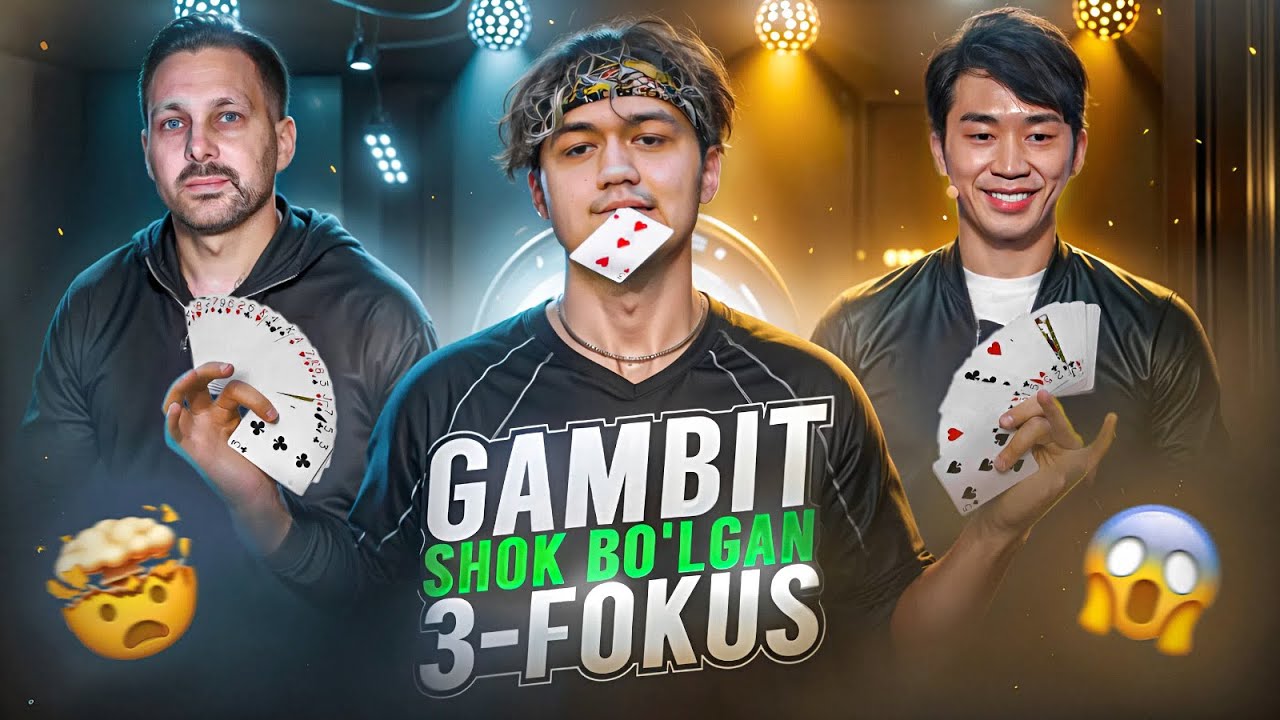 GAMBITNI HAYRON QOLDIRGAN 3 TA KARTA FOKUSI!