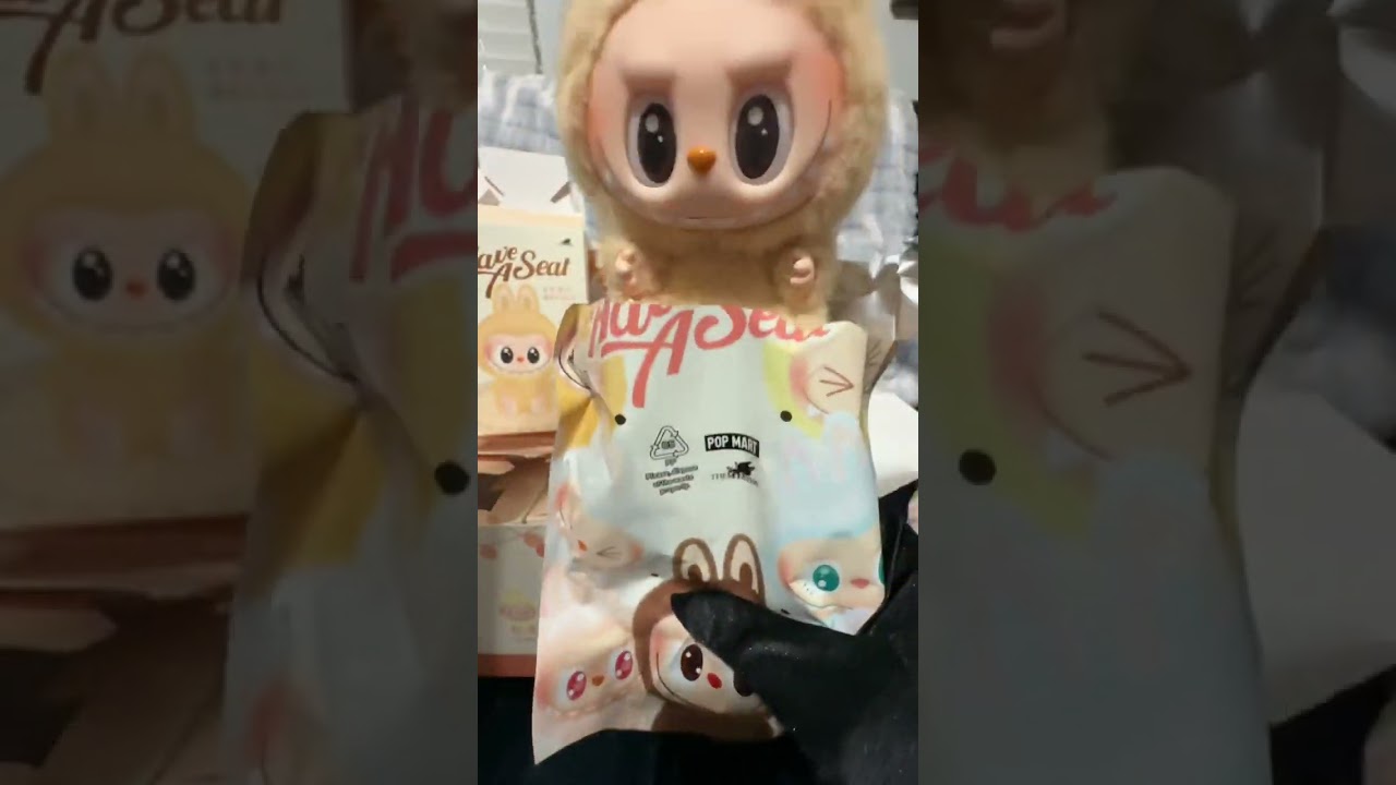 Unboxing Version 2 Labubu:Have a Seat #labubu  #labubuhaveaseat #labubuversion2 #trending #trending