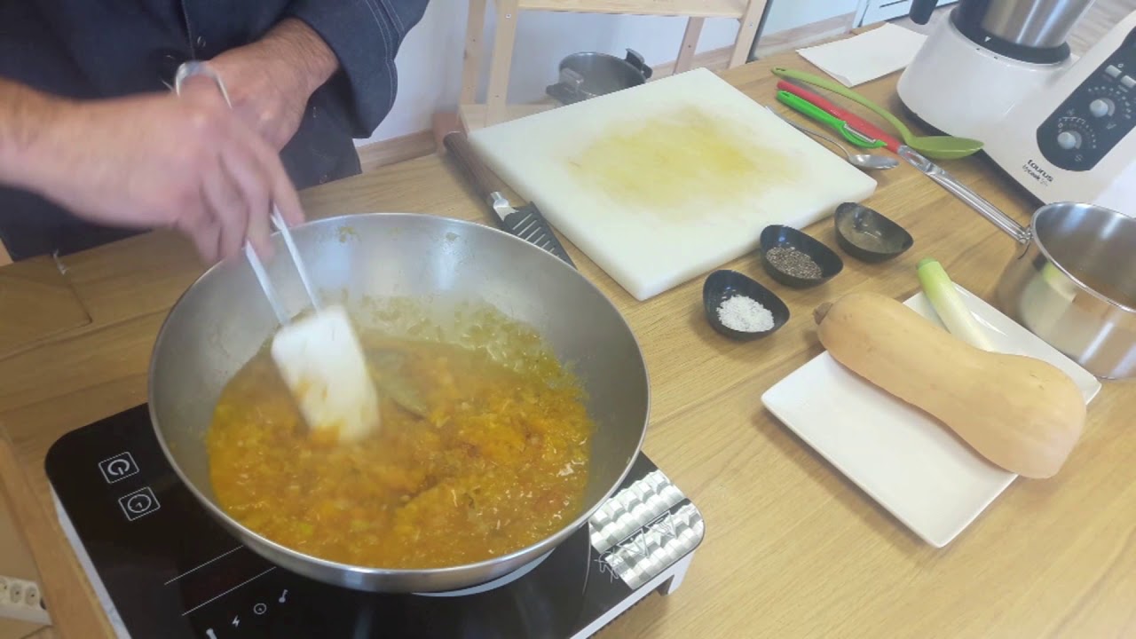 Video receta de crema de calabaza