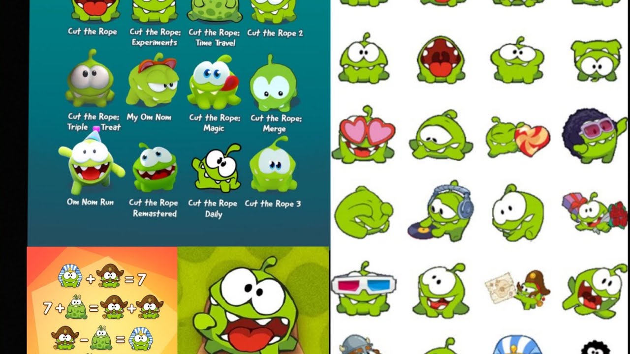للعبت كل العاب ام نوم | Om Nom
