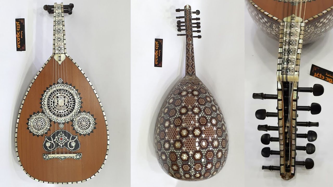 اول همسه مع كرد نسخة عود فريد الاطرش Oud بريشة سيد منصور عود صناعة محمود داغر تسلسل (411)