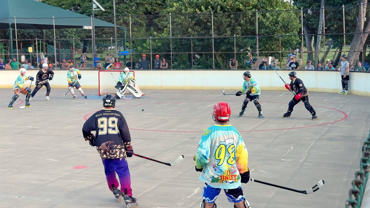 Maui Outdoor Classic Hockey Tournament : Adult Gold - Oahu Hawaii VS Yuma Arizona | MicBergsma