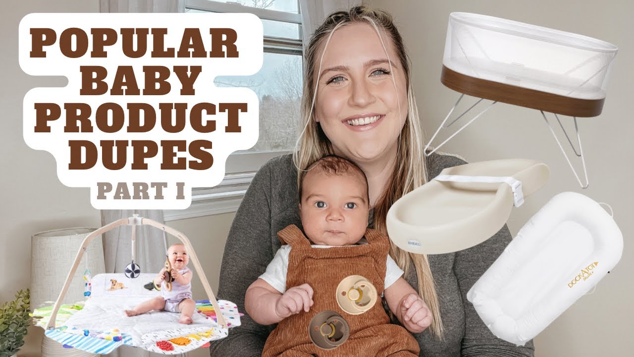 POPULAR BABY PRODUCT DUPES | comparable items to top baby registry must haves 2022 | PART 1
