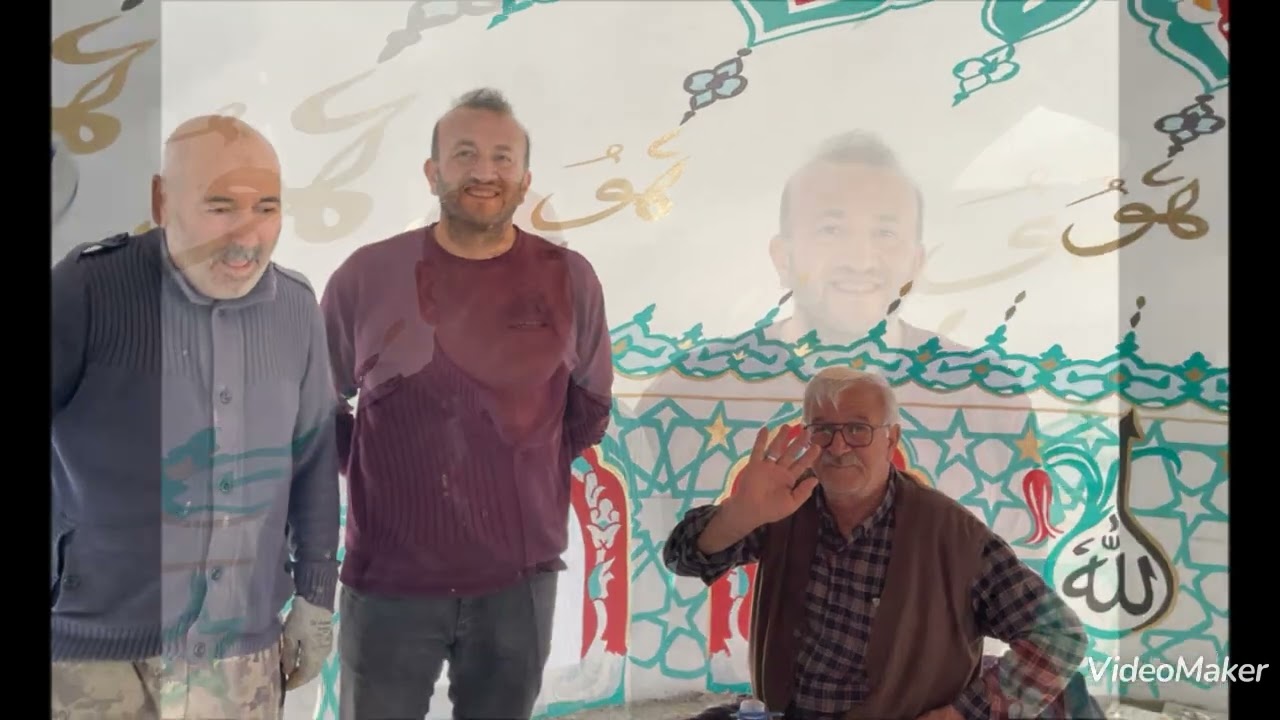 Örencik Kuzuculu Dörtyol Örencik camii hat sanatı işi 