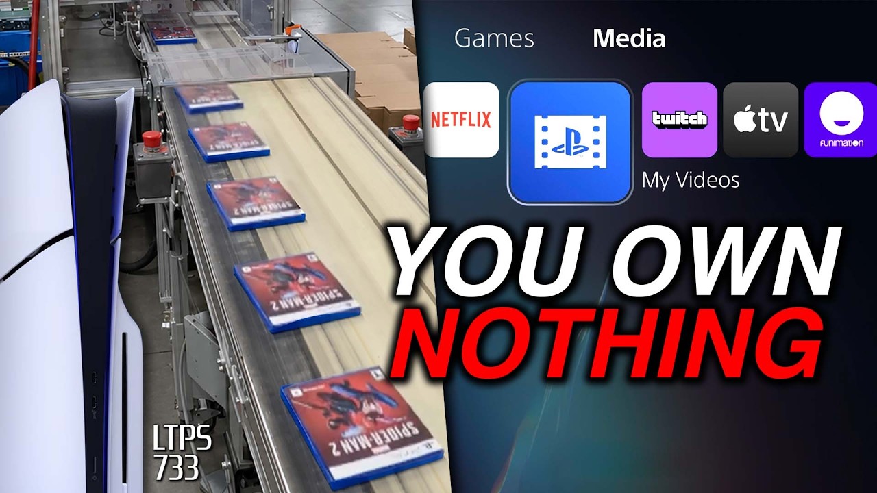 PS5 Disc Manufacturing Plant Already Changing. Sony Is Taking Away PAID Digital Movies - [LTPS #733]