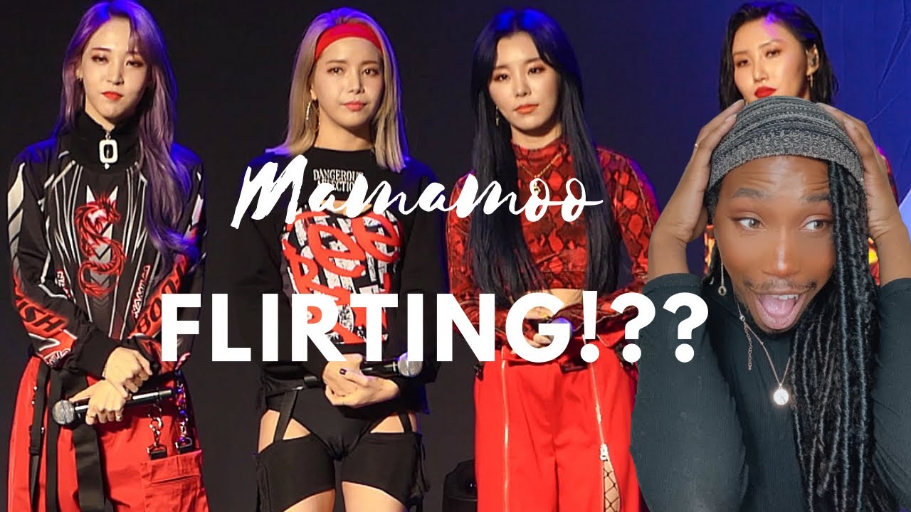 Mamamoo flirting with each other on stage (Reaction)
