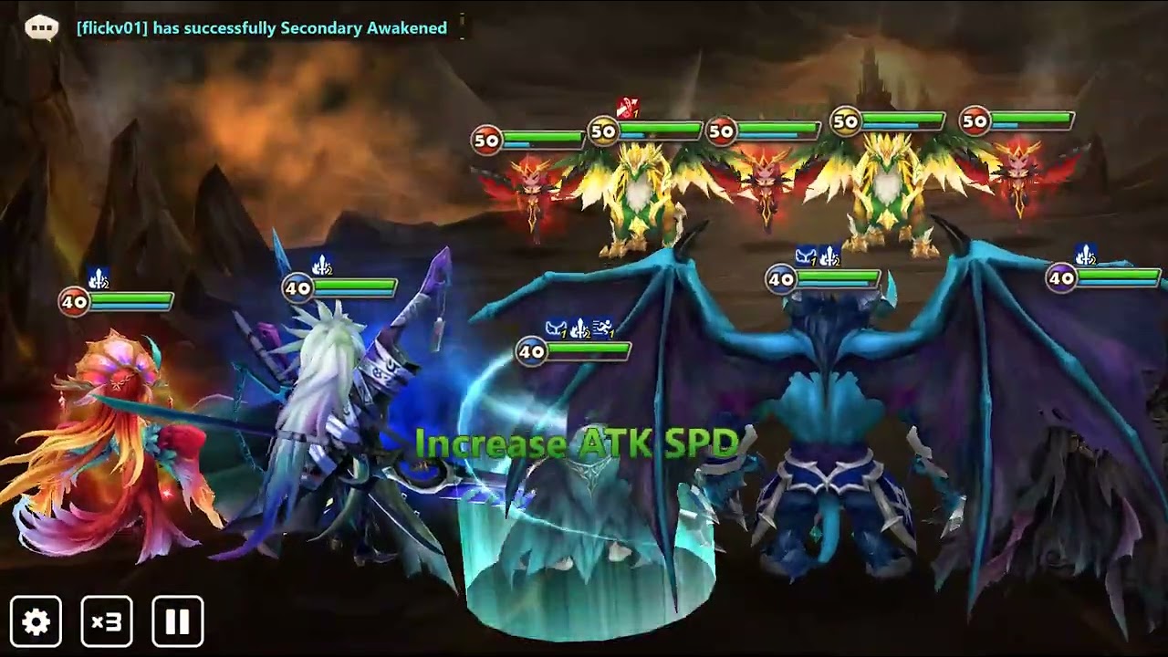 Summoners War LOTR The Land of Shadow Hell Stage 2