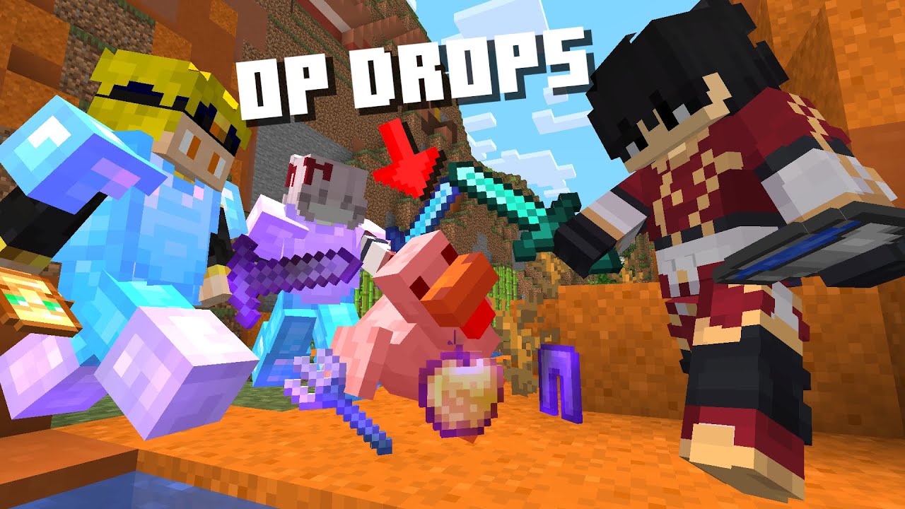Minecraft Manhunt, But Killing Mobs are Lucky