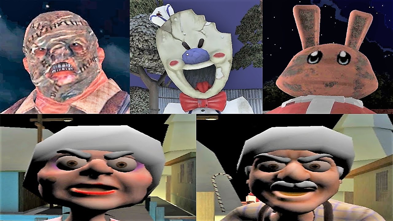 Vehicles Endings #2 | Ice Scream Grandpa And Granny Horror Hospital 3 Sugar The Evil Rabbit