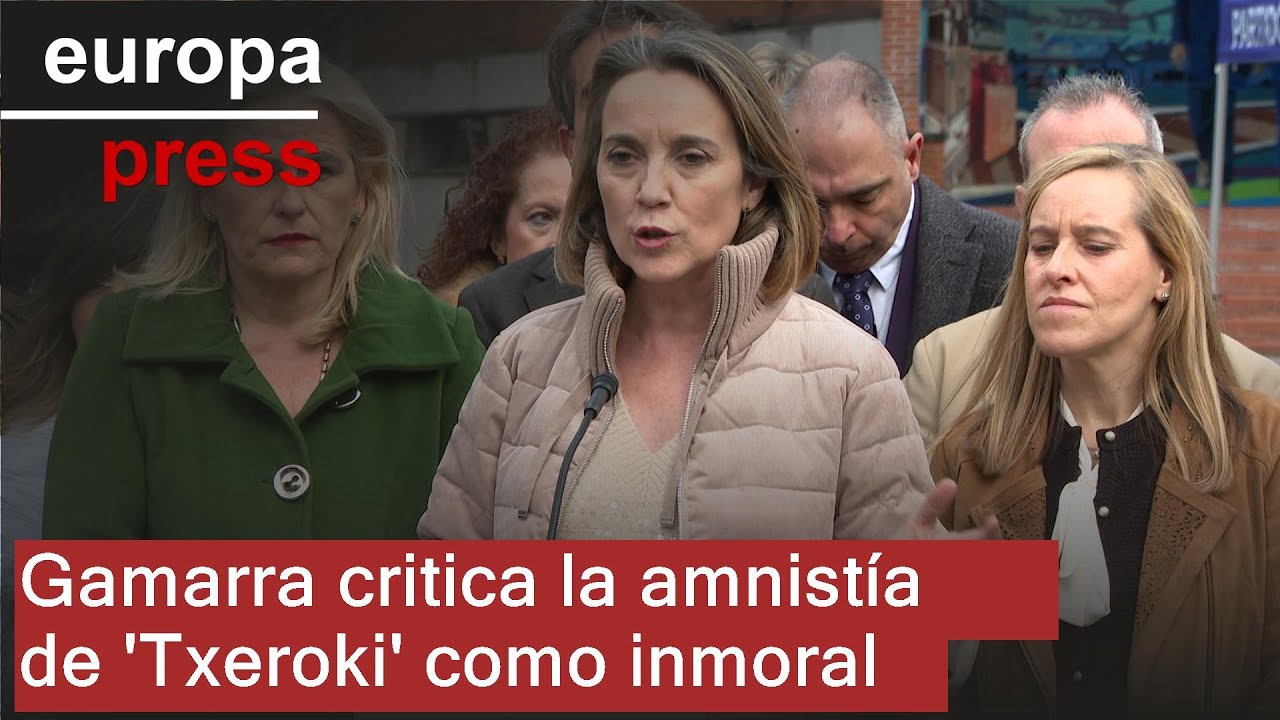 Gamarra denuncia que la de 'Txeroki' es la 