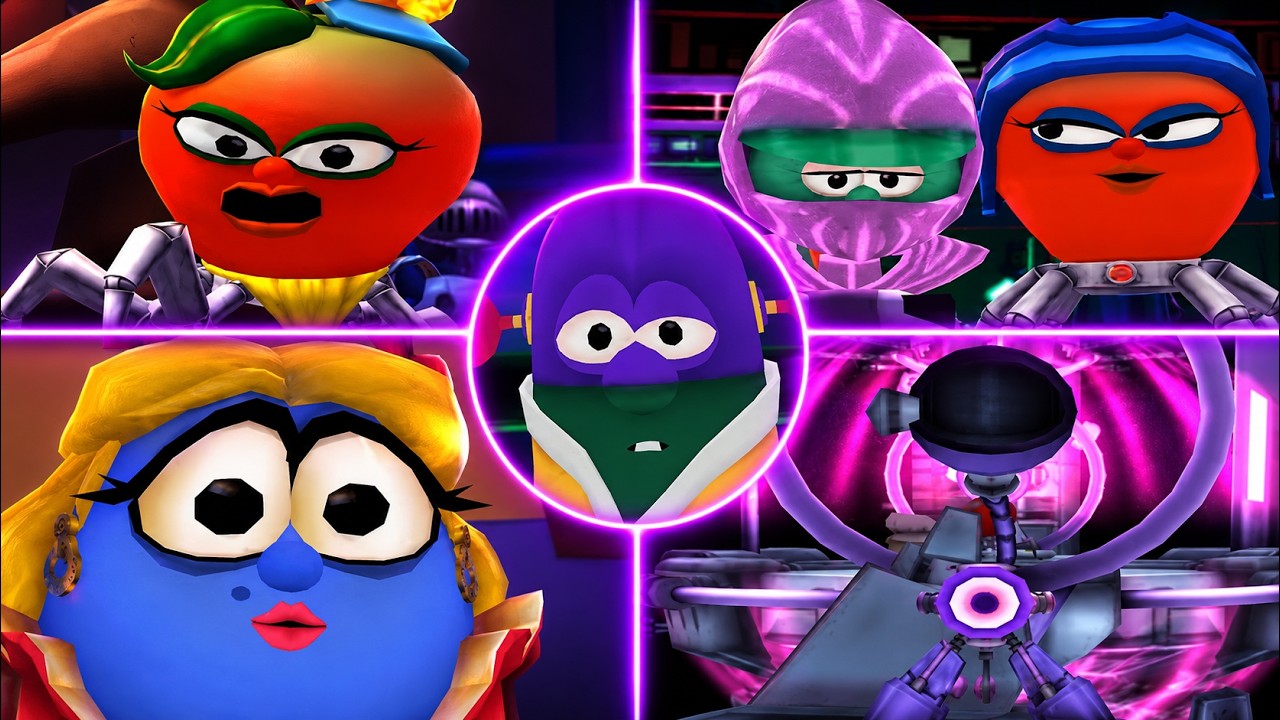 VeggieTales: LarryBoy and the Bad Apple Все боссы (PS2)