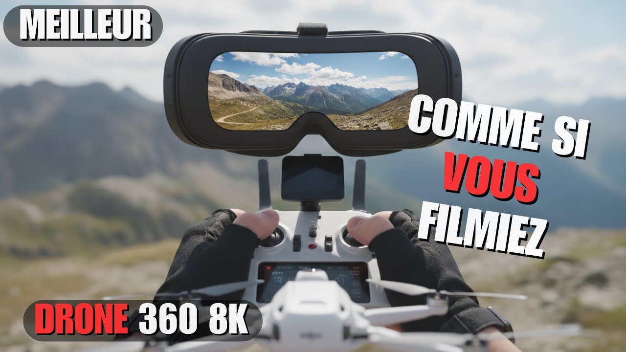 Antigravity A1 - Ce Drone Filme à 360° en 8K : Vous Ne Raterez PLUS Jamais un Plan !