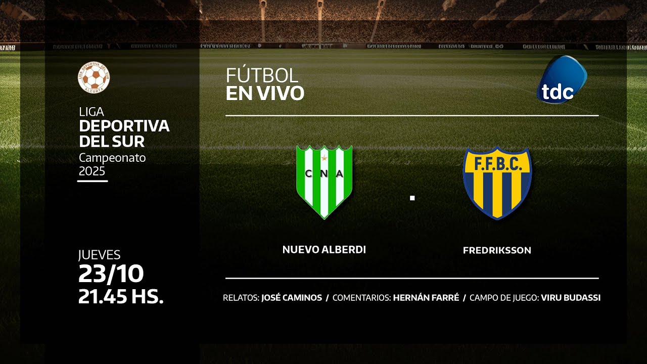 NUEVO ALBERDI VS FREDRIKSSON FBC - LIGA DEPORTIVA DEL SUR