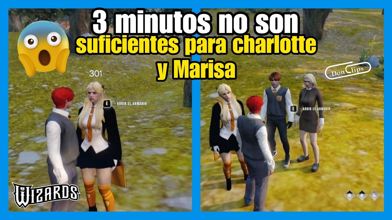 HALFONSO (Nexxuz) Noa sorprendidos de que Tres minutos no son suficientes para Charlotte wizards RP