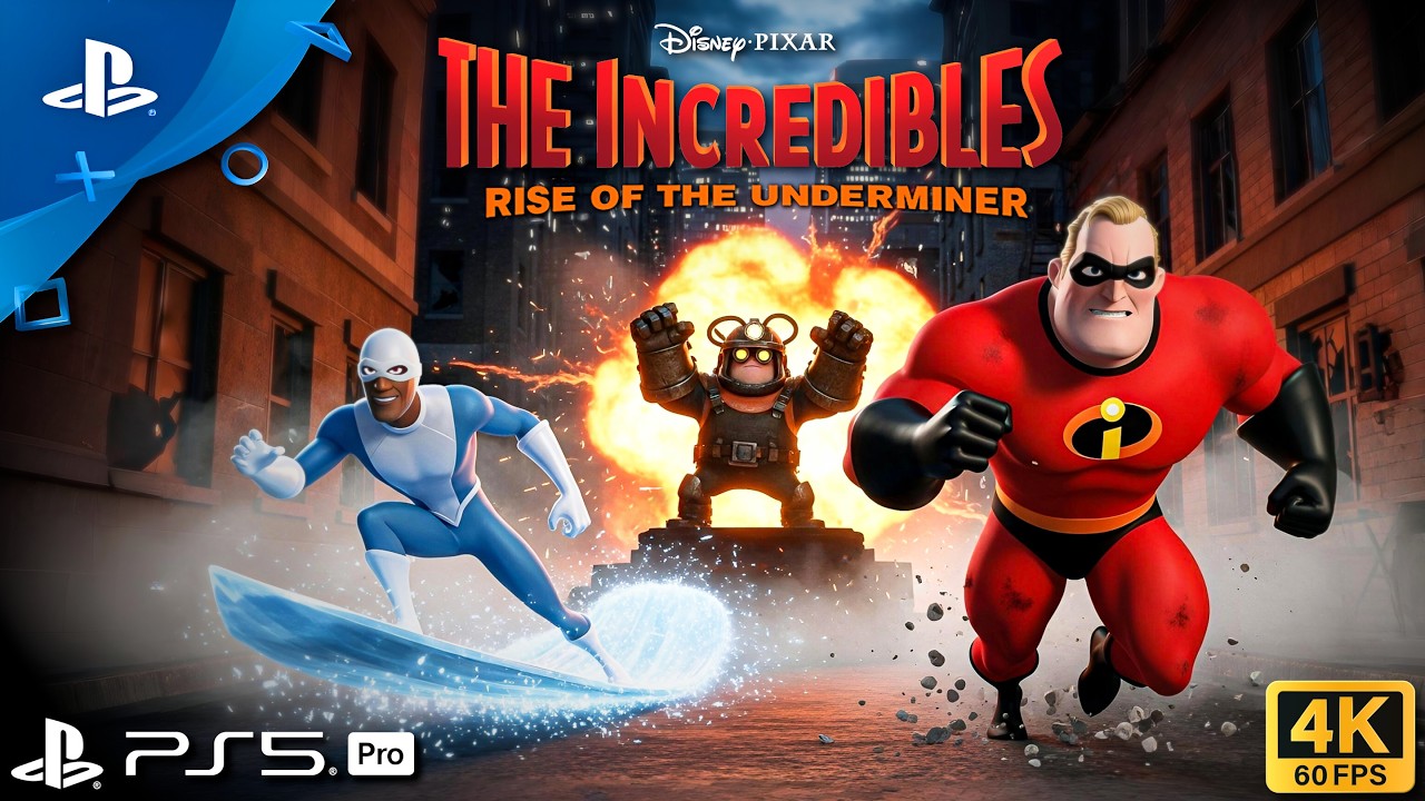 The Incredibles: Rise of the Underminer - PS5&trade; Gameplay [4K 60FPS]