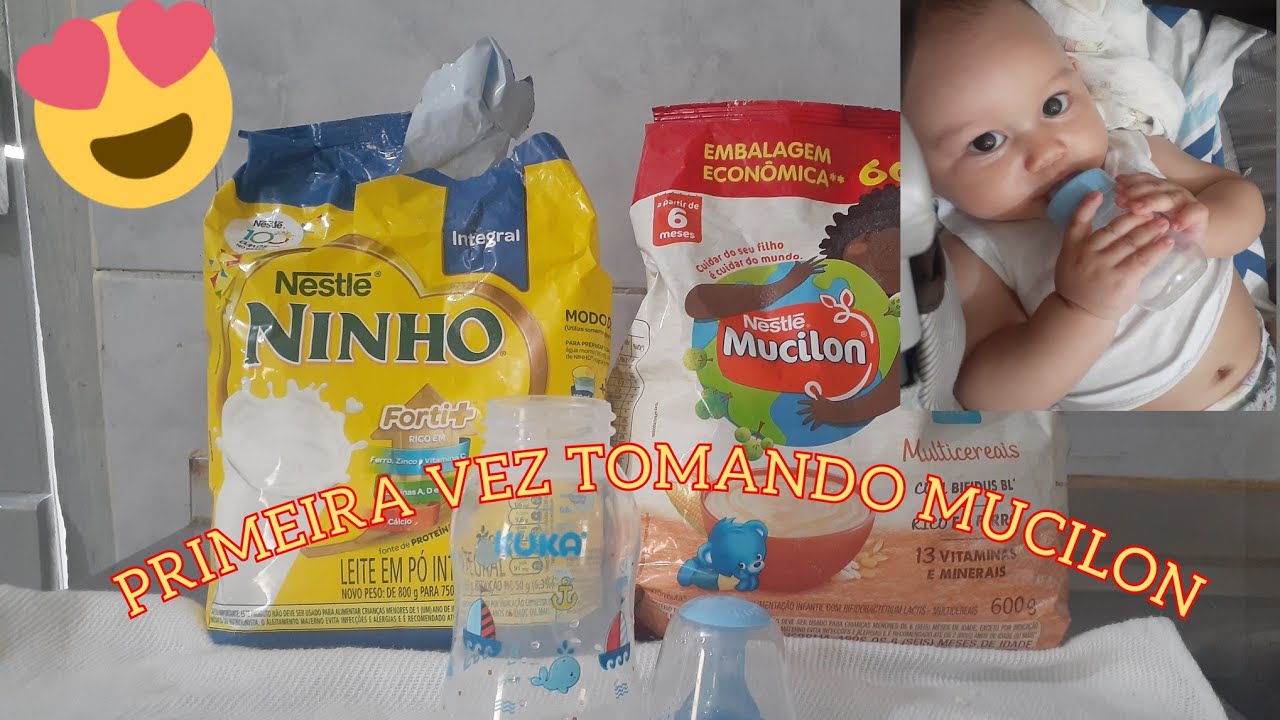 Ninho integral + Mucilon | Bebê de 6 meses💙👶🏻