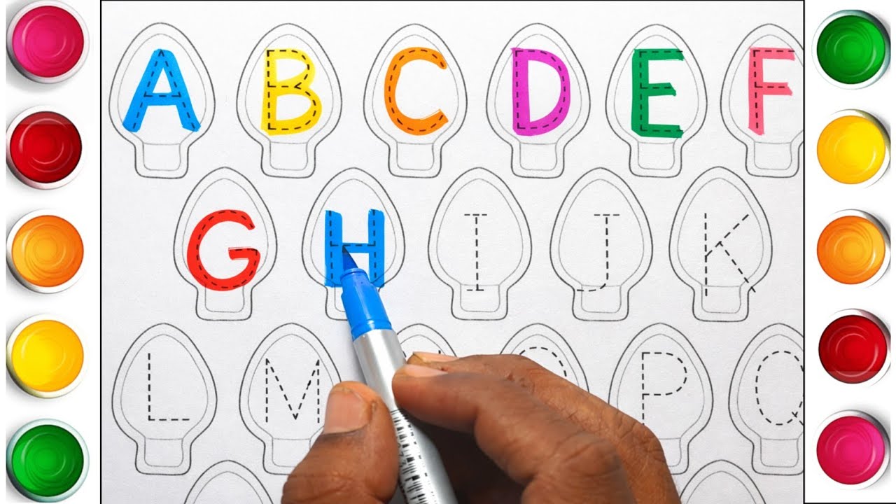 A to Z Alphabet Tracing | Learn ABCD A to Z | English Alphabets Writing Practice | Kids Learning 