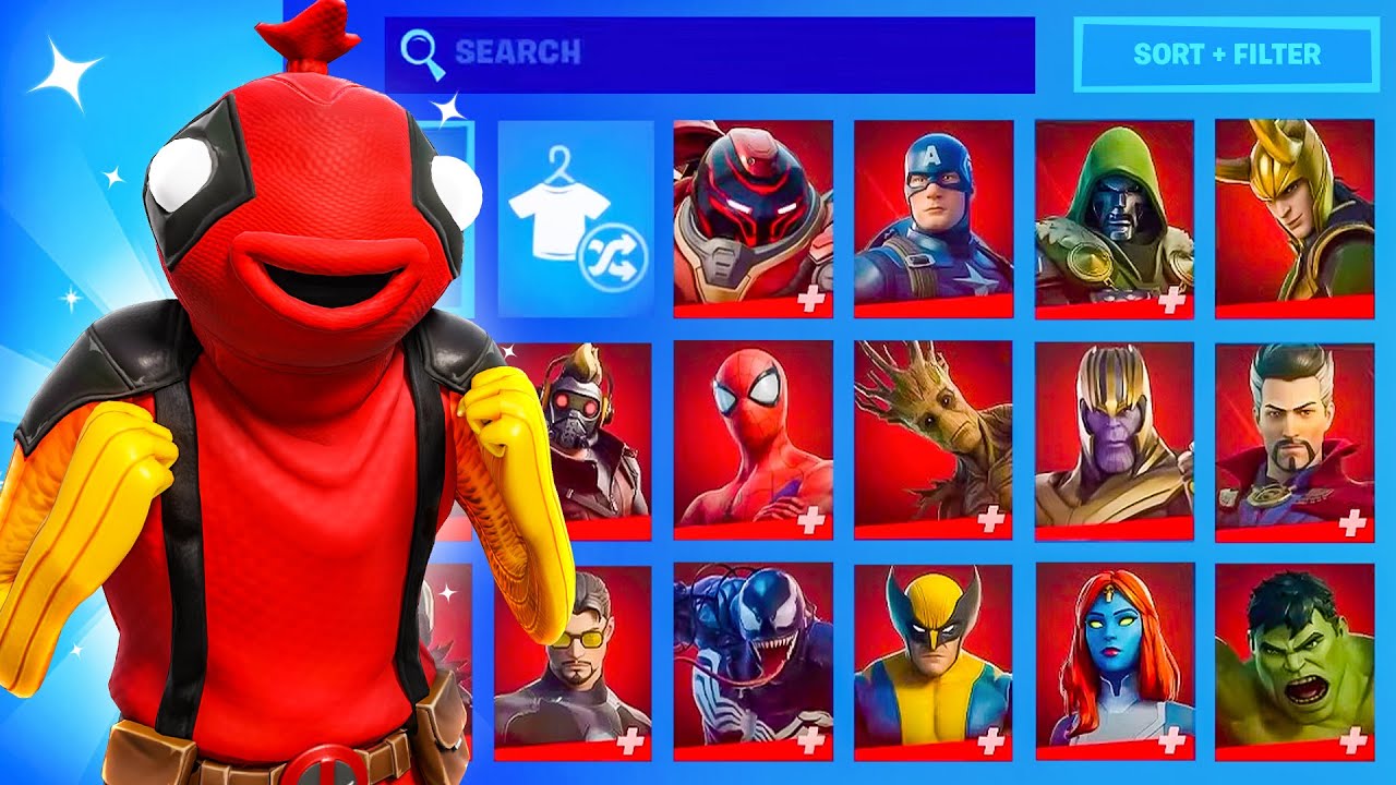 20 лучших обликов MARVEL для Fortnite