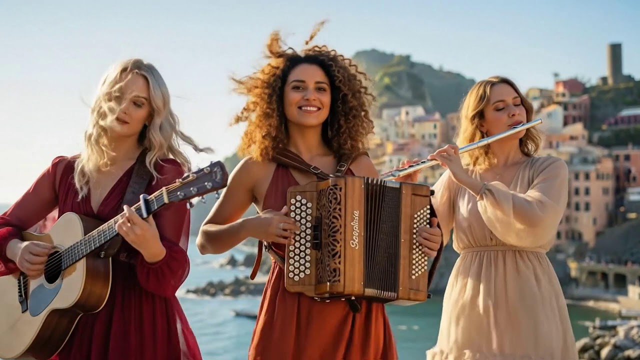 Sunset Sonata in Spain | Cinematic Flamenco Guitar, Sax, Accordion & Flute