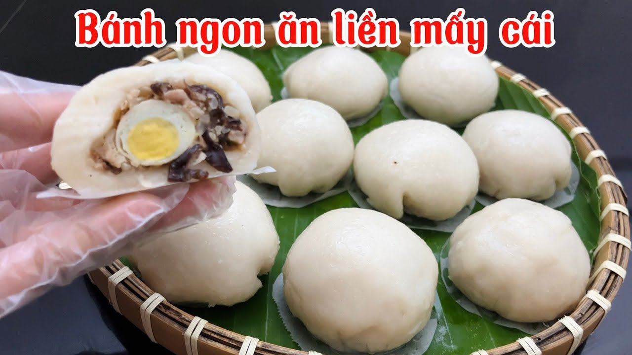 BÁNH HẤP NHÂN THỊT KIỂU MỚI RẤT NGON