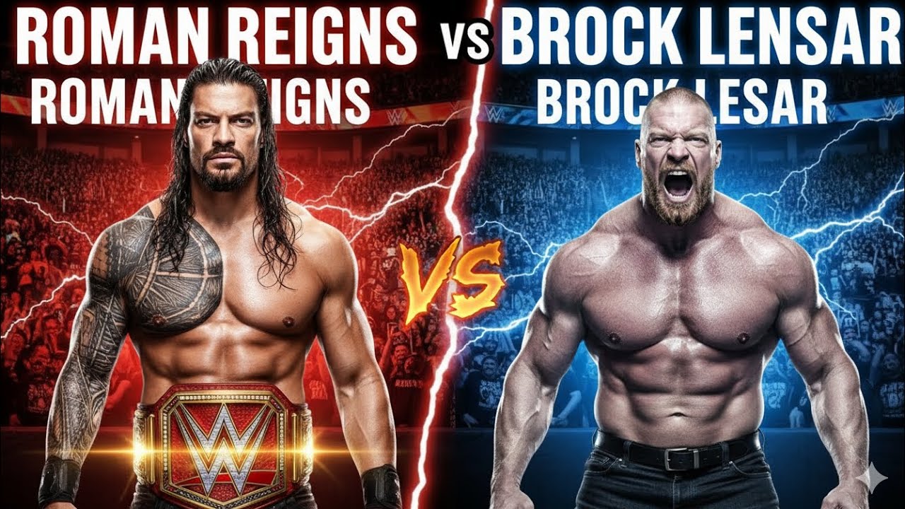 ROMAN REIGNS vs BROCK LESNAR – Who Really Dominates WWE?”