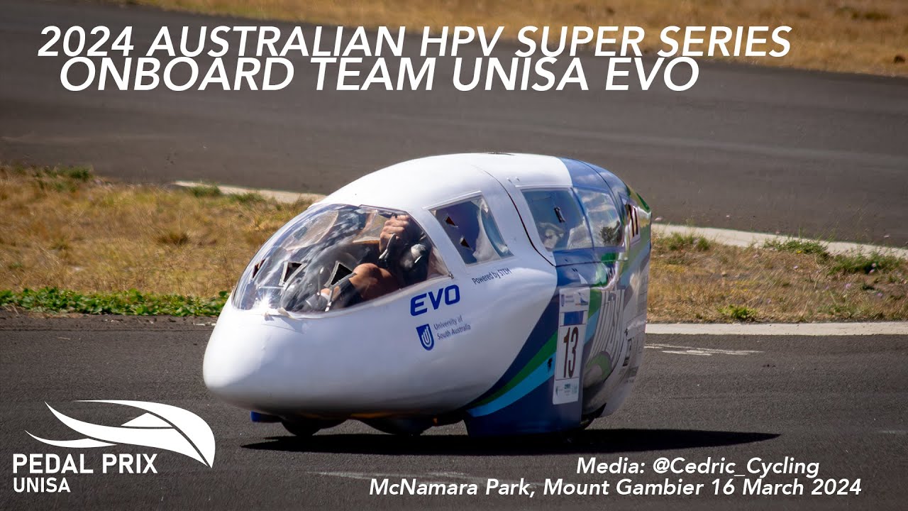 Onboard Team UniSA EVO // Start AHPVSS RD 1 2024 Mount Gambier