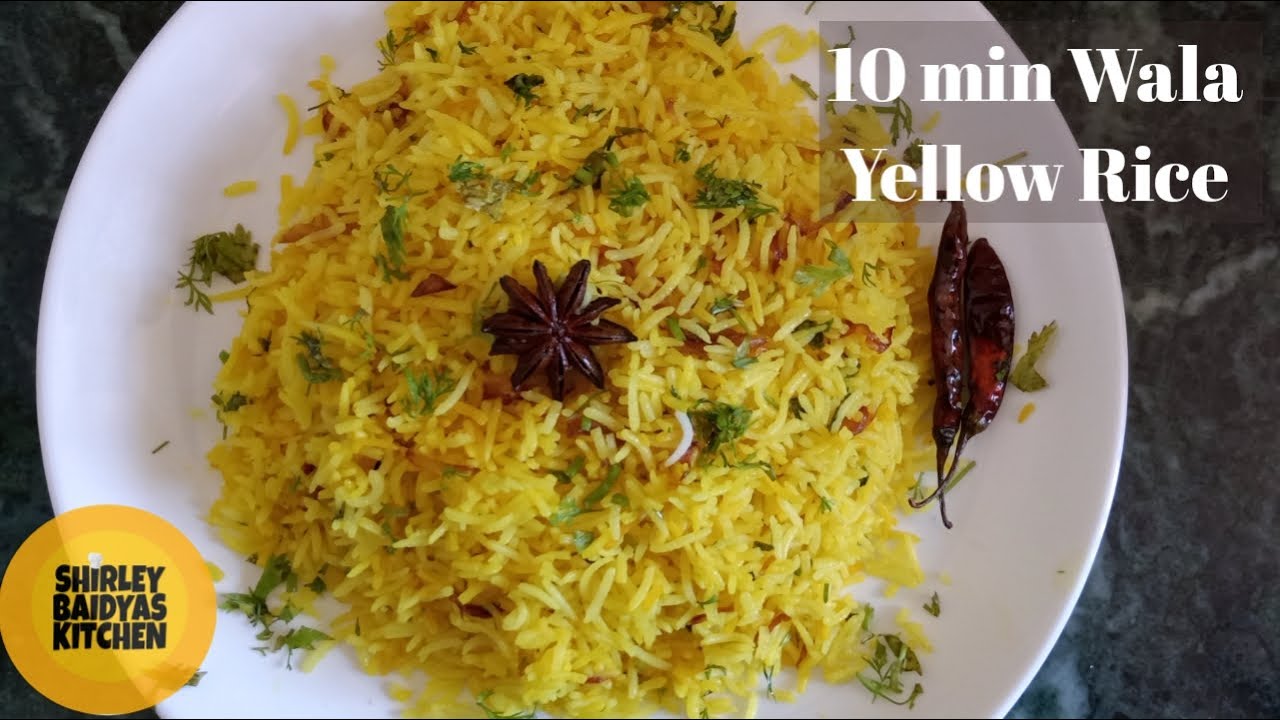 10 Minutes Wala Yellow Rice Recipe Indian | Best Use Of Leftover Rice