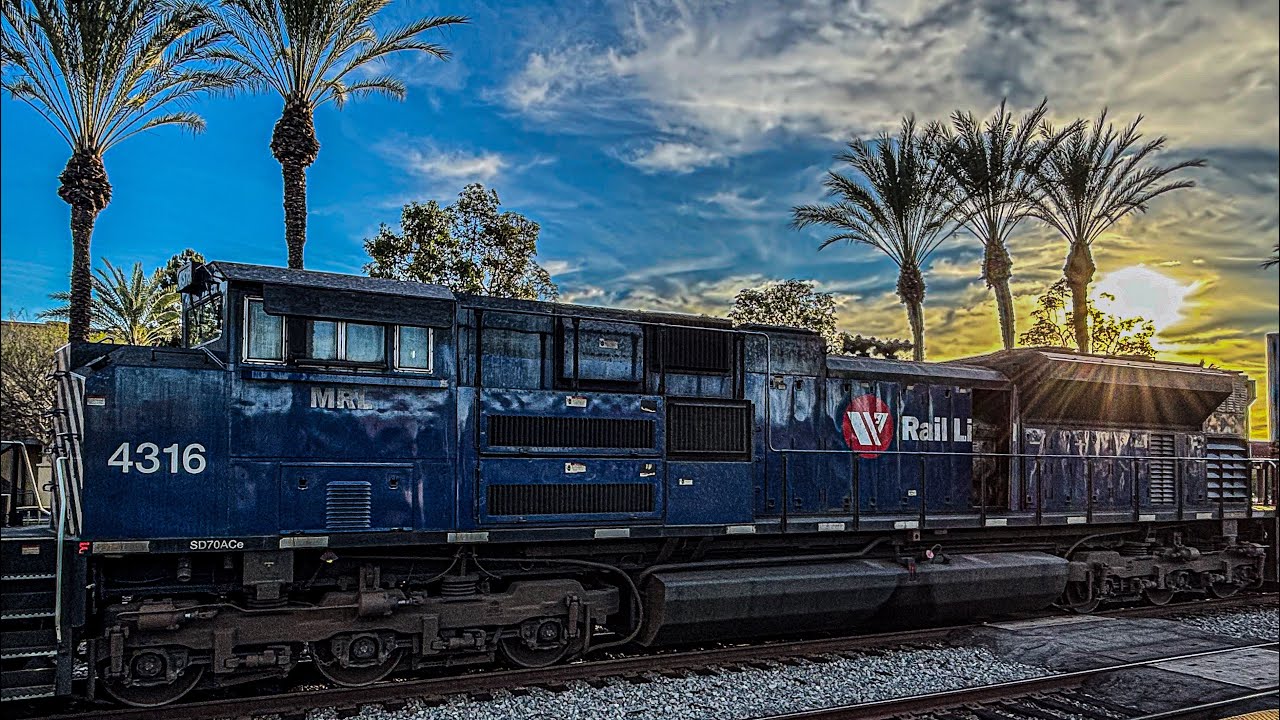 Today was all about the timing! A busy freight action packed day at Fullerton ft. MRL, CSX, and NS!!