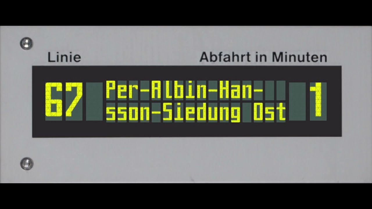 Wiener Linien Ansagen - Linie 67 Fahrtrichtung 1 (2012; Franz Kaida)