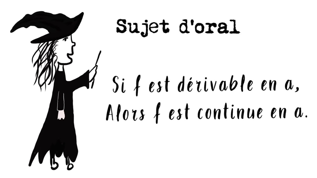 Démonstration : lien entre dérivabilité et continuité