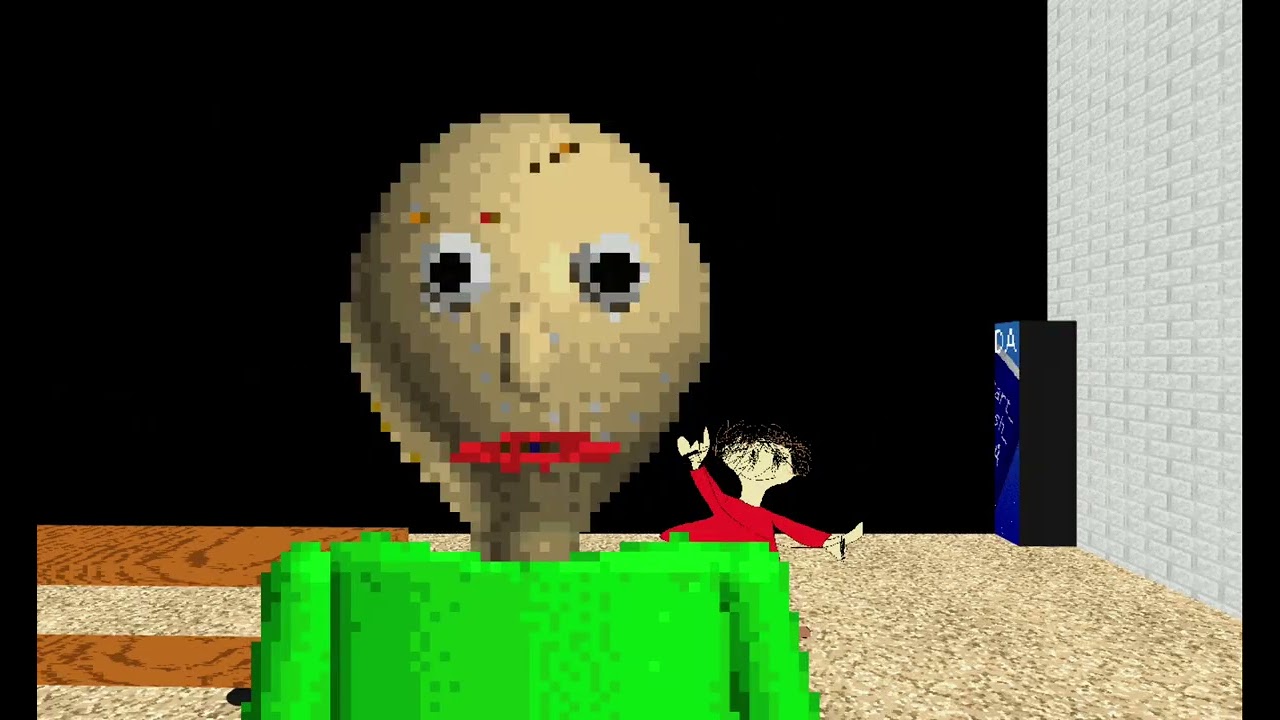 Playing baldi basics 
