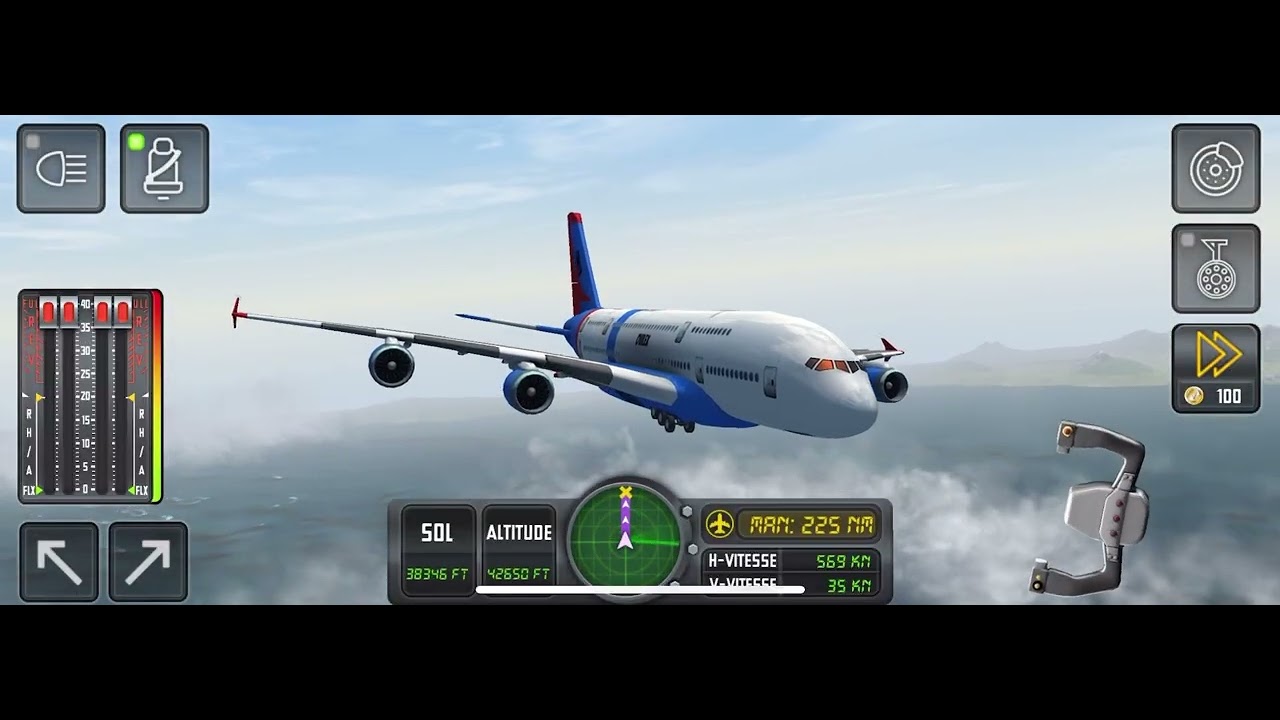 Flight sim 2018 up down