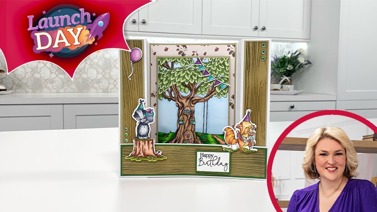 Launch Day with Sara Davies: NEW Lee Holland Cute Scene Stamps & Dies