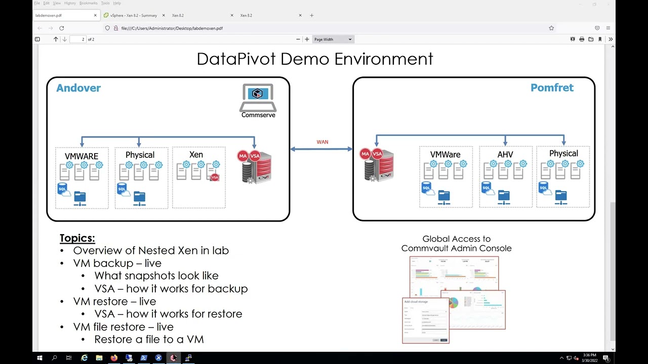 Commvault 101: Xen Backup & Restore