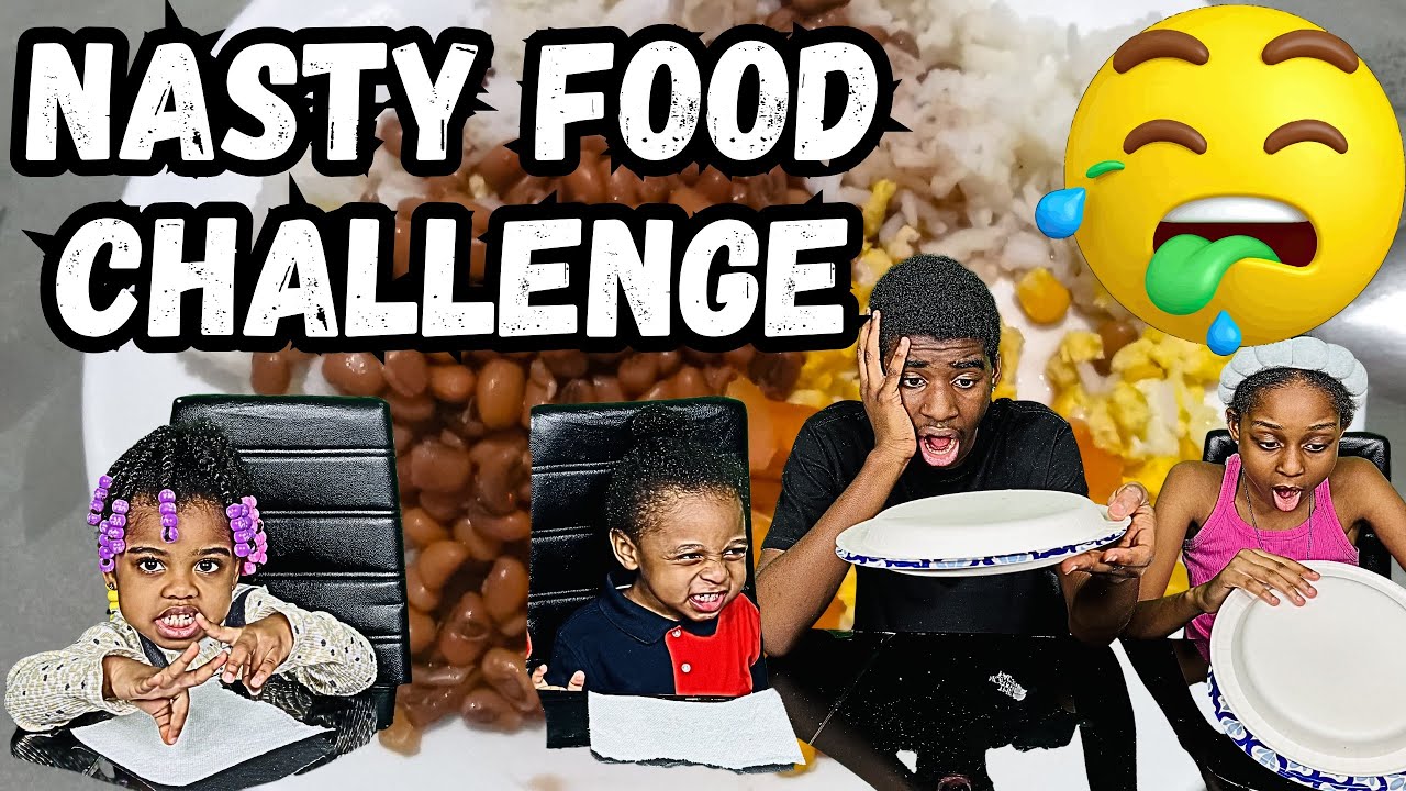 WE TRIED THE NASTY FOOD CHALLENGE 🤢🤮 